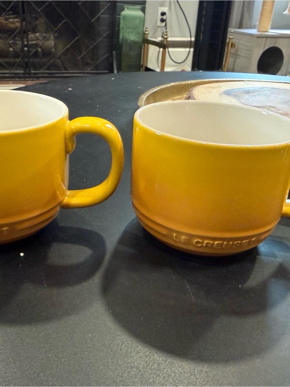 Le Creuset Stoneware San Francisco Mug 350ml / 12oz color ~ NECTAR ~ Set of 2